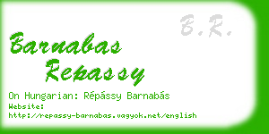 barnabas repassy business card