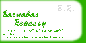 barnabas repassy business card